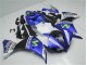 R1 12-14 Motorrad Verkleidungen - Blau Weiß Schwarz R1 12-14 Motorrad Verkleidungen - Blau Weiß Schwarz