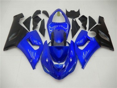 ZX6R 05-06 Motorrad Verkleidungen - Blau