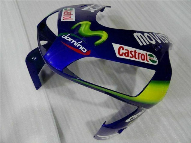 CBR 600 RR 03-04 Motorrad Verkleidungen - BlauGrün Movistar Castrol CBR 600 RR 03-04 Motorrad Verkleidungen - BlauGrün Movistar Castrol
