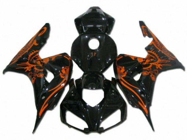 CBR 1000 RR 06-07 Motorrad Verkleidungen - Braun Schwarz CBR 1000 RR 06-07 Motorrad Verkleidungen - Braun Schwarz