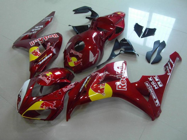CBR 1000 RR 06-07 Motorrad Verkleidungen - Candy Rot Rot Bull CBR 1000 RR 06-07 Motorrad Verkleidungen - Candy Rot Rot Bull