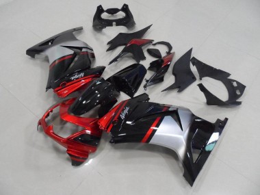 ZX 250R 08-12 Motorrad Verkleidungen - Candy Rot Schwarz Silber