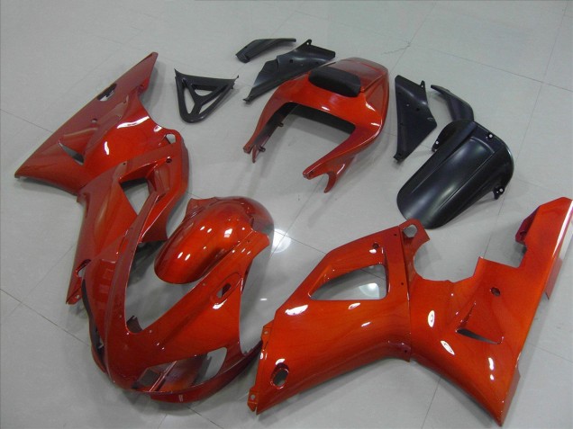 R1 98-99 Motorrad Verkleidungen - Dunkel orange R1 98-99 Motorrad Verkleidungen - Dunkel orange