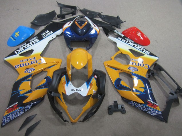 GSXR 1000 K5 05-06 Motorrad Verkleidungen - Gelb Blau Corona Extra GSXR 1000 K5 05-06 Motorrad Verkleidungen - Gelb Blau Corona Extra