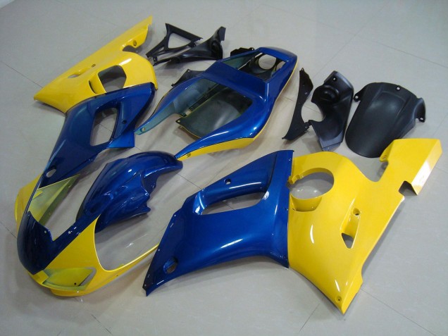 R6 98-02 Motorrad Verkleidungen - Gelb Blau R6 98-02 Motorrad Verkleidungen - Gelb Blau