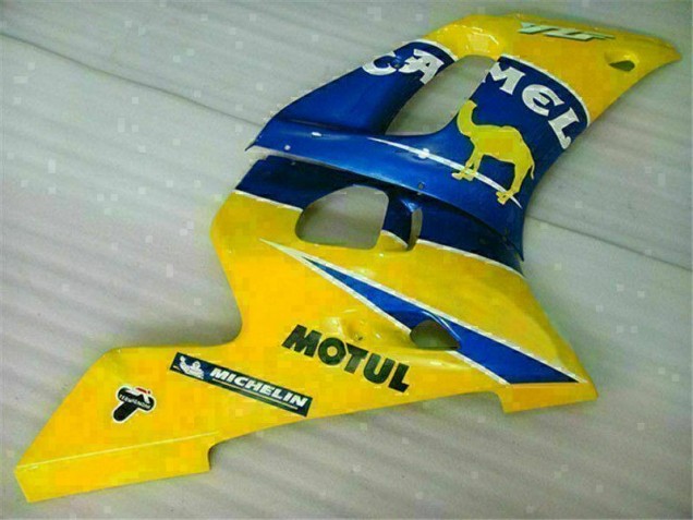 R6 98-02 Motorrad Vollverkleidung - Gelb Blau R6 98-02 Motorrad Vollverkleidung - Gelb Blau