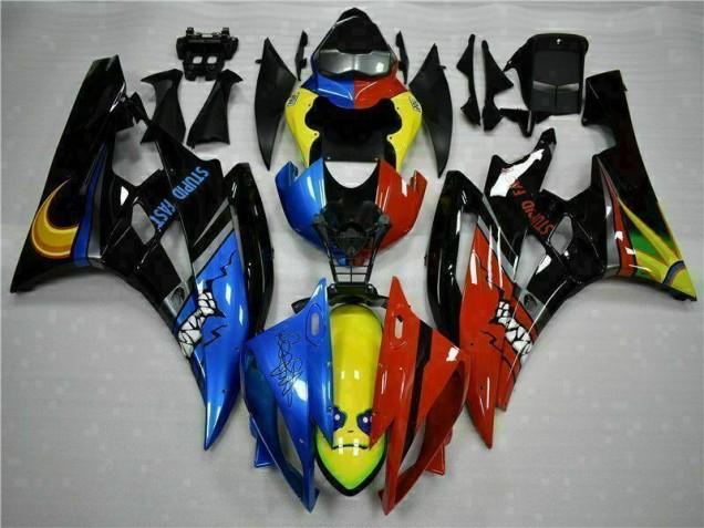 R6 06-07 Motorrad Verkleidungen - Gelb Blau Rot R6 06-07 Motorrad Verkleidungen - Gelb Blau Rot