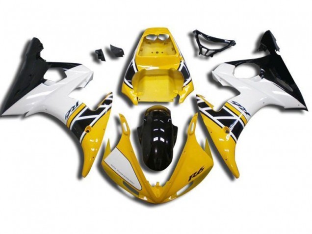R6 03-05 Motorrad Verkleidungen - Gelb R6 03-05 Motorrad Verkleidungen - Gelb