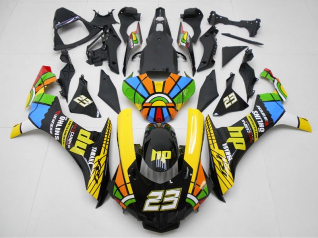 R1 15-19 Motorrad Verkleidungen - Gelb Schwarz 23 R1 15-19 Motorrad Verkleidungen - Gelb Schwarz 23