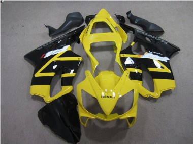 CBR 600 F4i 01-03 Motorrad Verkleidungen - Gelb Schwarz