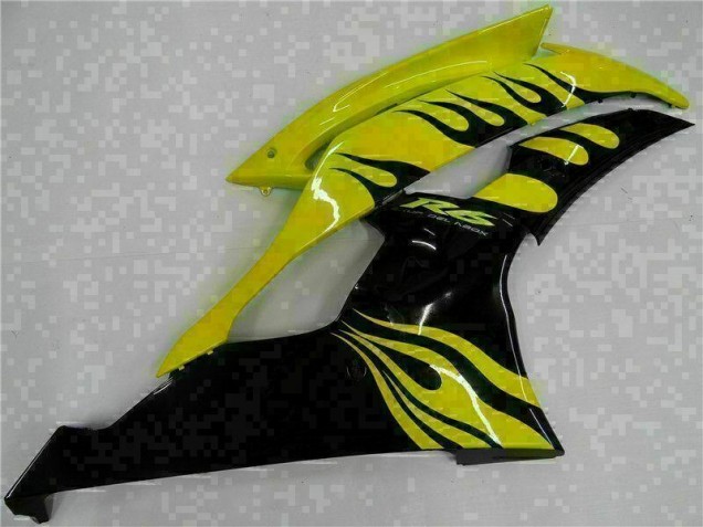 R6 08-16 Motorrad Verkleidungen - Gelb Schwarz R6 08-16 Motorrad Verkleidungen - Gelb Schwarz