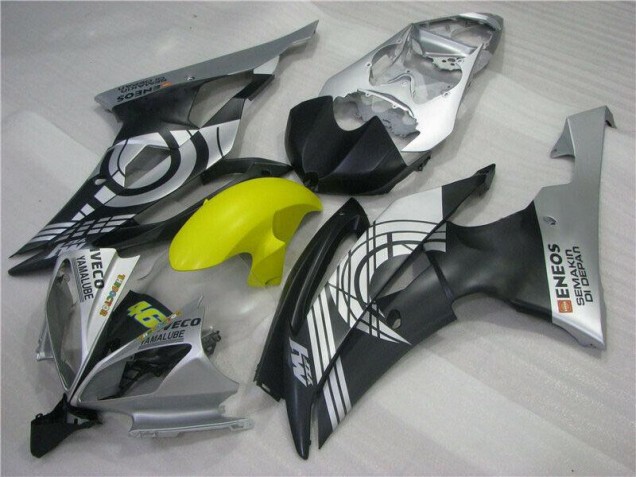 R6 08-16 Motorrad Verkleidungen - Gelb Schwarz Silber R6 08-16 Motorrad Verkleidungen - Gelb Schwarz Silber