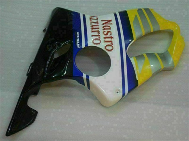 CBR 600 F4i 01-03 Motorrad Verkleidungen - Gelb Silber Nastro Azzurro CBR 600 F4i 01-03 Motorrad Verkleidungen - Gelb Silber Nastro Azzurro