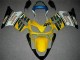 CBR 600 F4i 01-03 Motorrad Verkleidungen - Gelb Weiß CBR 600 F4i 01-03 Motorrad Verkleidungen - Gelb Weiß