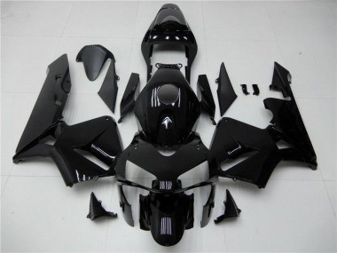 CBR 600 RR 03-04 Motorrad Verkleidung - Glänzend Schwarz