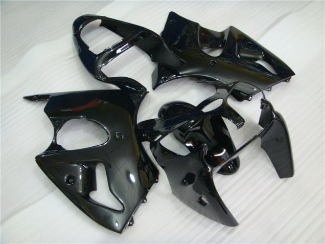 ZX6R 00-02 Motorrad Verkleidungen - Glänzend Schwarz ZX6R 00-02 Motorrad Verkleidungen - Glänzend Schwarz