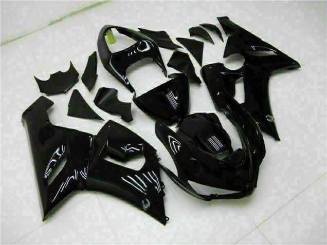 ZX6R 05-06 Motorrad Verkleidung - Glänzend Schwarz ZX6R 05-06 Motorrad Verkleidung - Glänzend Schwarz