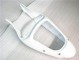 ZX6R 00-02 Motorrad Verkleidungen - Glänzend Weiß ZX6R 00-02 Motorrad Verkleidungen - Glänzend Weiß