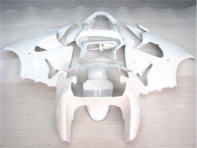 ZX6R 00-02 Motorrad Verkleidungen - Glänzend Weiß ZX6R 00-02 Motorrad Verkleidungen - Glänzend Weiß