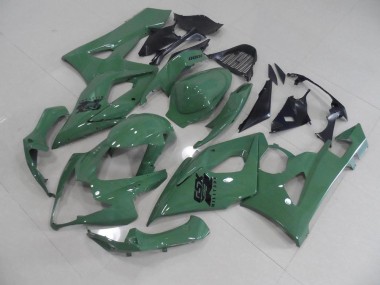GSXR 1000 K5 05-06 Motorrad Verkleidungen - Glänzendes Armee Grün