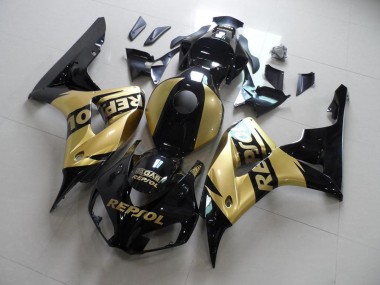 CBR 1000 RR 06-07 Motorrad Verkleidungen - Gold Repsol