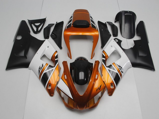 R1 98-99 Motorrad Verkleidungen - Gold Weiß Schwarz R1 98-99 Motorrad Verkleidungen - Gold Weiß Schwarz