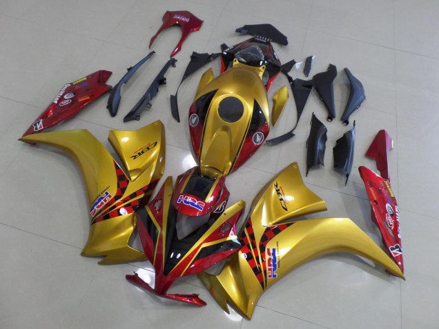 CBR 1000 RR 12-16 Motorrad Verkleidungen - Gold und Dunkel rot CBR 1000 RR 12-16 Motorrad Verkleidungen - Gold und Dunkel rot
