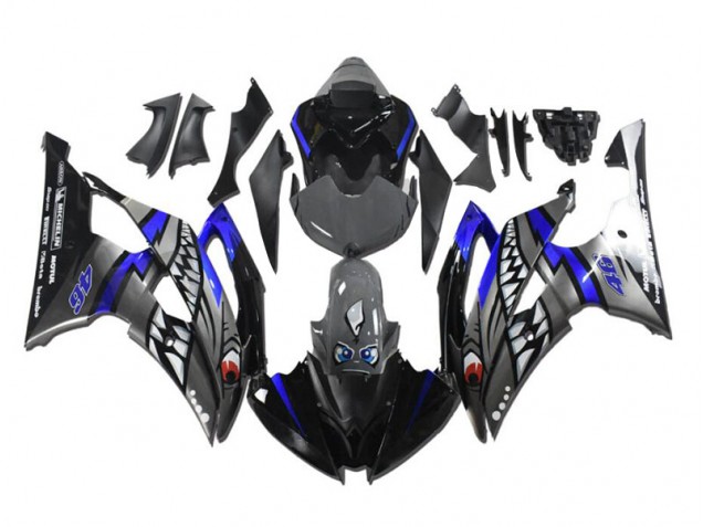 R6 08-16 Motorrad Verkleidungen - Grau Blau Hai R6 08-16 Motorrad Verkleidungen - Grau Blau Hai