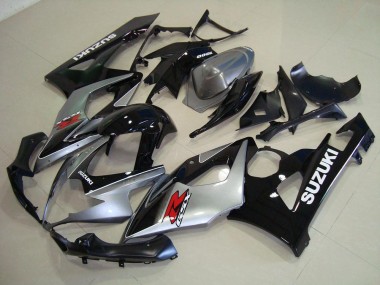GSXR 1000 K5 05-06 Motorrad Verkleidung - Grau Schwarz