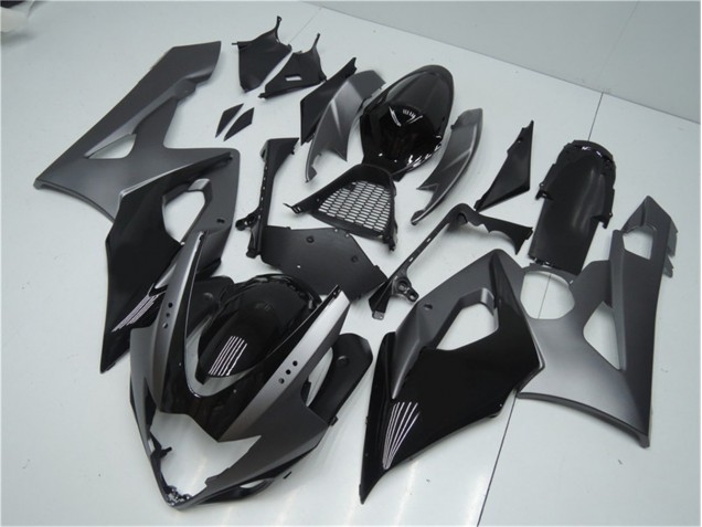GSXR 1000 K5 05-06 Motorrad Verkleidungen & Plastik - Grau Schwarz GSXR 1000 K5 05-06 Motorrad Verkleidungen & Plastik - Grau Schwarz