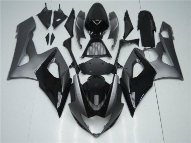 GSXR 1000 K5 05-06 Motorrad Verkleidungen & Plastik - Grau Schwarz
