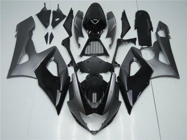 GSXR 1000 K5 05-06 Motorrad Verkleidungen & Plastik - Grau Schwarz GSXR 1000 K5 05-06 Motorrad Verkleidungen & Plastik - Grau Schwarz