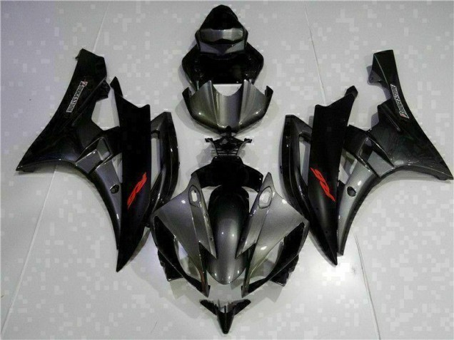 R6 06-07 Motorrad Verkleidungen - Grau Schwarz R6 06-07 Motorrad Verkleidungen - Grau Schwarz