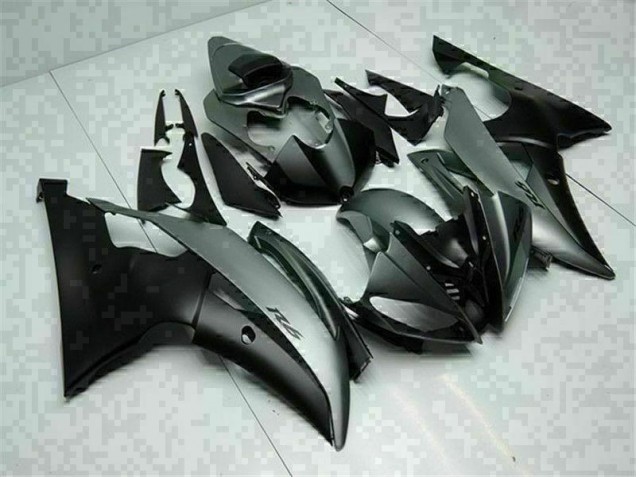 R6 08-16 Motorrad Verkleidung - Grau Schwarz R6 08-16 Motorrad Verkleidung - Grau Schwarz