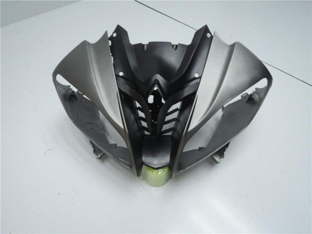 R6 08-16 Motorrad Vollverkleidung - Grau Schwarz R6 08-16 Motorrad Vollverkleidung - Grau Schwarz