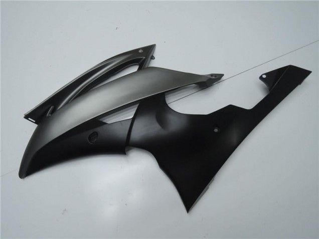 R6 08-16 Motorrad Vollverkleidung - Grau Schwarz R6 08-16 Motorrad Vollverkleidung - Grau Schwarz