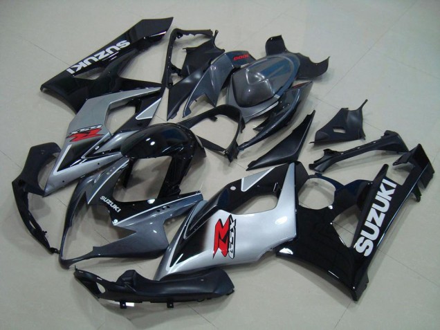 GSXR 1000 K5 05-06 Motorrad Verkleidungen - Grau Schwarz Silber GSXR 1000 K5 05-06 Motorrad Verkleidungen - Grau Schwarz Silber