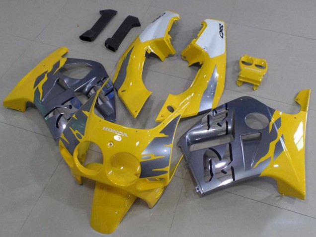 CBR 250 RR MC19 1988-1989 Motorrad Verkleidungen - Graues Gelb CBR 250 RR MC19 1988-1989 Motorrad Verkleidungen - Graues Gelb