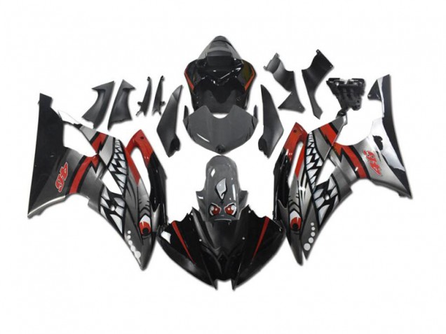 R6 08-16 Motorrad Verkleidungen - Graues Rot Hai R6 08-16 Motorrad Verkleidungen - Graues Rot Hai