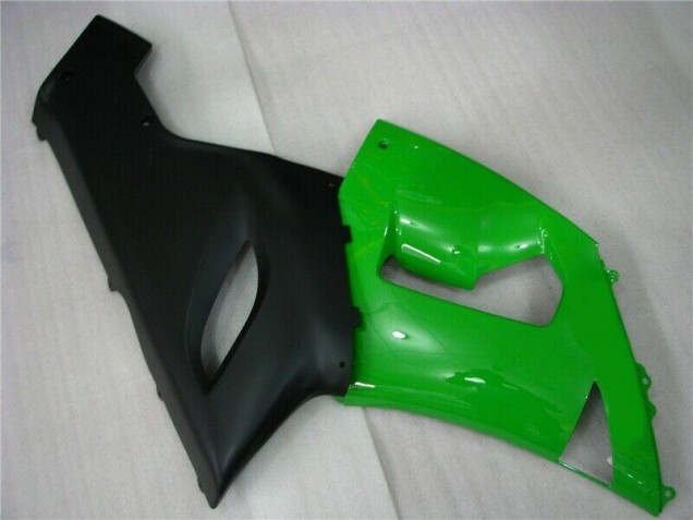 ZX6R 05-06 Motorrad Verkleidungen - Grün Matt schwarz ZX6R 05-06 Motorrad Verkleidungen - Grün Matt schwarz
