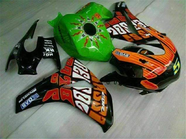 CBR 1000 RR 08-11 Motorrad Verkleidungen - Grün Orange CBR 1000 RR 08-11 Motorrad Verkleidungen - Grün Orange