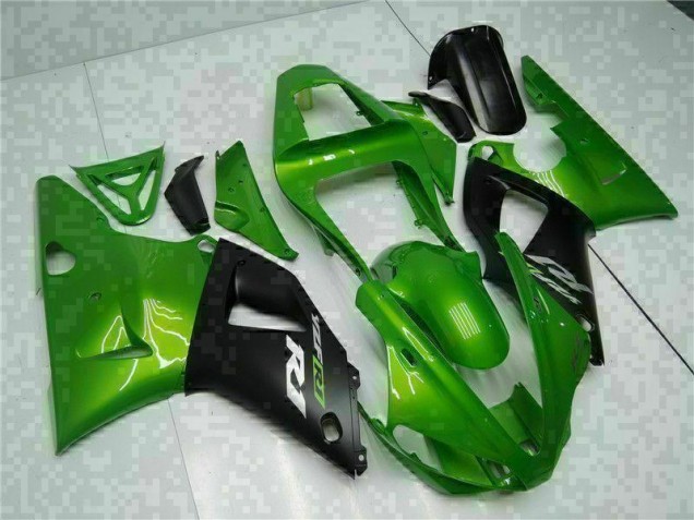 R1 00-01 Motorrad Verkleidungen - Grün R1 00-01 Motorrad Verkleidungen - Grün