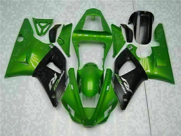 R1 00-01 Motorrad Verkleidungen - Grün R1 00-01 Motorrad Verkleidungen - Grün