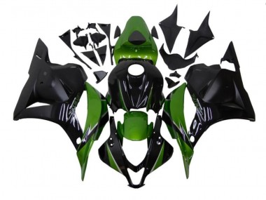 CBR 600 RR 09-12 Motorrad Verkleidungen - Grün Schwarz