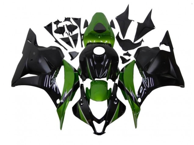 CBR 600 RR 09-12 Motorrad Verkleidungen - Grün Schwarz CBR 600 RR 09-12 Motorrad Verkleidungen - Grün Schwarz