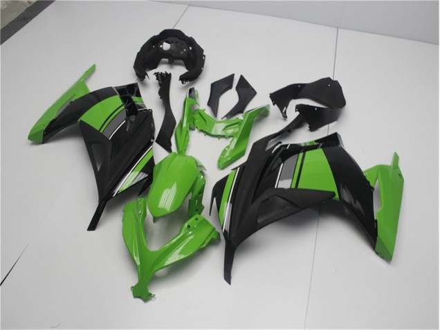 EX300 13-16 Motorrad Verkleidung - Grün Schwarz EX300 13-16 Motorrad Verkleidung - Grün Schwarz