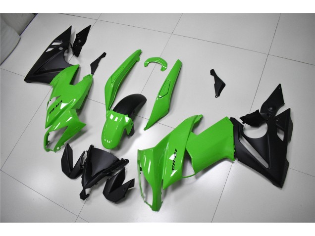 EX650 09-11 Motorrad Verkleidungen - Grün Schwarz EX650 09-11 Motorrad Verkleidungen - Grün Schwarz