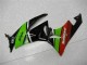 ZX6R 09-12 Motorrad Verkleidungen - Grün Schwarz Rot ZX6R 09-12 Motorrad Verkleidungen - Grün Schwarz Rot
