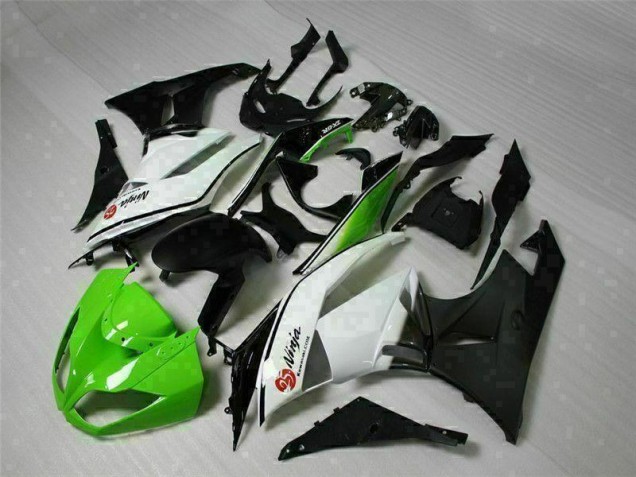 ZX6R 09-12 Motorrad Verkleidungen - Grün Schwarz Weiß 25 ZX6R 09-12 Motorrad Verkleidungen - Grün Schwarz Weiß 25