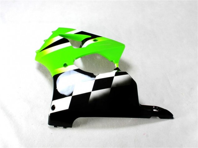 ZX6R 00-02 Motorrad Verkleidung - Grün Schwarz Weiß ZX6R 00-02 Motorrad Verkleidung - Grün Schwarz Weiß